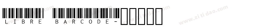 Libre Barcode字体转换